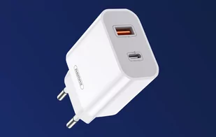 Ładowarka sieciowa Remax, RP-U68, USB-C, USB, 20W (biała) - Ładowarki do telefonów - miniaturka - grafika 4