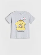 Koszulki dla dziewczynek - Reserved - T-shirt Pompompurin - jasnoszary - miniaturka - grafika 1