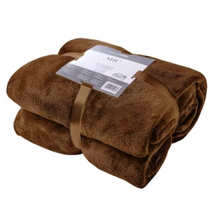 DecoKing DecoKing - Koc Mic - Brązowy 160x210 cm - Koce - miniaturka - grafika 1