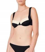 Stroje kąpielowe - Góra Bikini Triumph Summer Glow W 02 40B 80B Czarna Miękka Fiszbiny - miniaturka - grafika 1