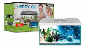 Aquael AQUAEL Zestaw Akwariowy Leddy Pap 60 Biały 26336-uniw - Filtry akwariowe i akcesoria - miniaturka - grafika 1