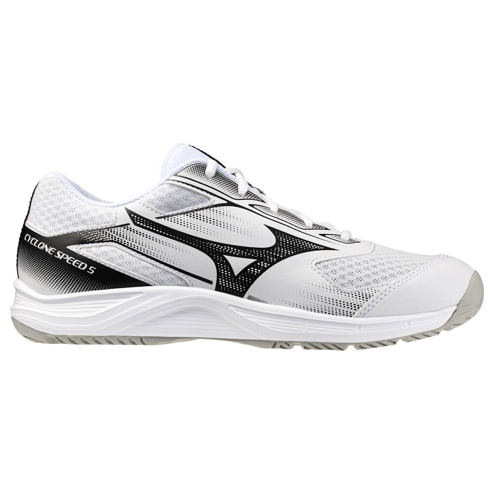 Męskie buty gimnastyczne Mizuno Cyclone Speed 5 White/Black/Fiery Red EUR 42