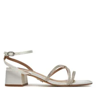 Sandały damskie - Sandały Steve Madden Gabby SM11003037 Biały - miniaturka - grafika 1