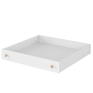 Szuflada do łóżka, Story, 98x96x15 cm, biel, dąb nash, mat - Łóżka dla dzieci i młodzieży - miniaturka - grafika 1