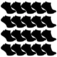 Skarpetki męskie - STOPKI CZARNE MĘSKIE SKARPETY BAMBUSOWE NISKIE SKARPETKI 20 PAR 44-46 - miniaturka - grafika 1