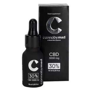 565 Olejek CBD konopny Gold 30% 3000 mg CannabyMed 10 ml - Suplementy naturalne - miniaturka - grafika 1