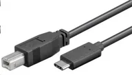 Kable USB - Kabel USB PremiumCord USB-C - USB-B 1 m Czarny (ku31cd1bk) - miniaturka - grafika 1