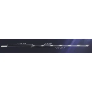 ŁAŃCUCH LED 40L BIAŁY na baterie 195cm 3x AA 1,5V - Taśmy LED - miniaturka - grafika 6