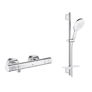 GROHE 34765000+26598000 BATERIA VITALIO SMARTACTIVE 150 ZESTAW Z DRĄŻKIEM PRYSZNICOWYM, 3 STRUMIENIE - Zestawy prysznicowe - miniaturka - grafika 1