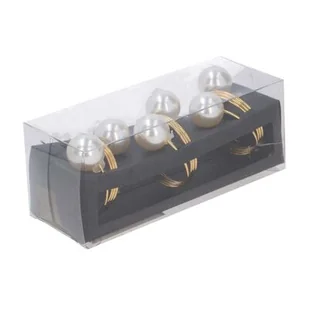 Obrączka na serwetkę złoty - Ozdoby bożonarodzeniowe - miniaturka - grafika 1