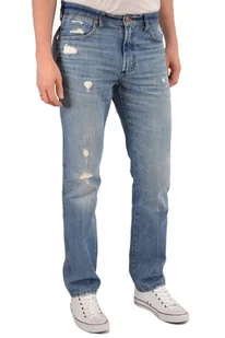 WRANGLER GREENSBORO 803 REGULAR STRAIGHT FADED BLUE JEANSY MĘSKIE - Spodnie męskie - miniaturka - grafika 1