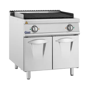 Royal Catering Grill lawowy 8,1 kW 50 do 300°C 400 V 80 x 73 cm Seria Pro 730 - Grill Lava Rock - Inne urządzenia gastronomiczne - miniaturka - grafika 1