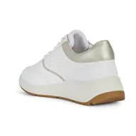 Trampki damskie - Geox D Cristael D, Trampki damskie, White Lt Gold, 39 EU, White Lt Gold, 39 EU - miniaturka - grafika 1