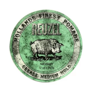 Reuzel Reuzel Green Grease Medium Hold | Średnio utrwalająca pomada do włosów 340g - Pomada do włosów - miniaturka - grafika 1