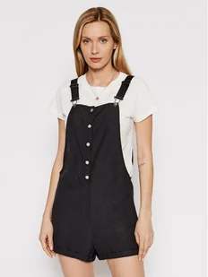 Roxy Ogrodniczki Back To Goodbye ERJWD03617 Czarny Regular Fit - Spodnie sportowe damskie - miniaturka - grafika 1