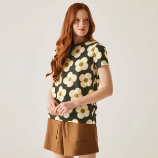 Regatta Orla Kiely - Damska Koszulka Czarny, Rozmiar: 38 - Koszulki i topy damskie - miniaturka - grafika 1