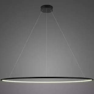 Lampa wisząca Ledowe Okręgi No.1 Φ230 cm in 2700k czarna ściemnialna Altavola Design - Lampy sufitowe - miniaturka - grafika 1