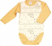 Body dla niemowląt - Body długi rękaw MISIE BEŻOWE 100% Bawełna r 74 KLEKLE - miniaturka - grafika 1