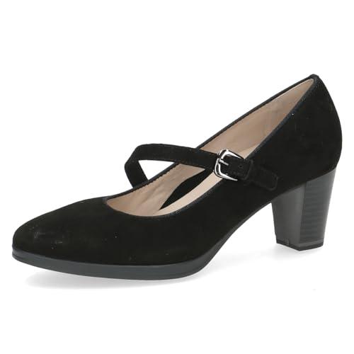 Caprice Damskie czółenka 9-22401-43, czarny zamsz, 40,5 EU, czarny zamsz, 40.5 EU