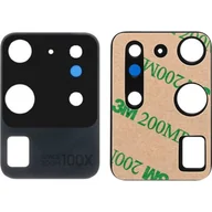 Części serwisowe do telefonów - Szkło szybka aparatu tylnego do Samsung Galaxy S20 Ultra ORG - miniaturka - grafika 1