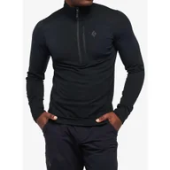 Bluzy narciarskie - Bluza termoaktywna męska Black Diamond Coefficient LT Quarter Zip Pullover - miniaturka - grafika 1