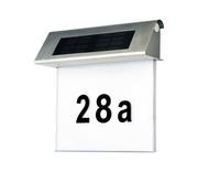 Lampy ogrodowe - Spot Light Solar House Number 6710102 kinkiet - miniaturka - grafika 1