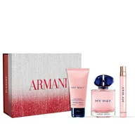 Zestawy perfum unisex - Armani Giorgio Armani My Way, zestaw kosmetyków dla kobiet z wodą perfumowaną i balsamem do ciała Zestawy perfum 1 ct Damski - miniaturka - grafika 1