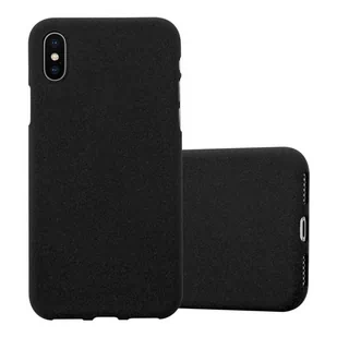 Cadorabo Apple iPhone'a X silikonowe etui firmy cadorabo  Frosted (Maximum Grip) Matte Ultra cienkie Slim wzór TPU etui ochronne  etui na telefon komórkowy Bumper Back Case Cover DE-116194 - Etui i futerały do telefonów - miniaturka - grafika 1