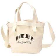 Torebki damskie - Tommy Jeans Damska letnia mini torba TJW HOT AW0AW16217, beżowa (naturalna), Beżowy (naturalny) - miniaturka - grafika 1