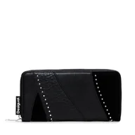 Portfele - Duży Portfel Damski Desigual Kahlo 24WAYP03 Czarny - miniaturka - grafika 1