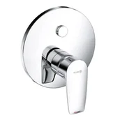 Baterie wannowe i prysznicowe - Kludi Pure&Solid bateria wannowo-prysznicowa podtynkowa chrom 346590575 - miniaturka - grafika 1