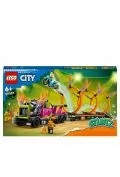 LEGO City Wyzwanie kaskaderskie - ciężarówka i ogniste obręcze 60357 - Klocki - miniaturka - grafika 1