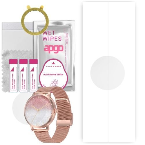 1x folia hydrożelowa ochronna do Kello DX5 - apgo Smartwatch Hydrogel Protection Ochrona na ekran smartwatcha
