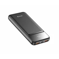 Powerbanki - Powerbank Swissten Power Line II 10000 mAh Kolor: czarny - miniaturka - grafika 1