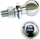 Haki holownicze - Kula Kulka Haka Hak Holowniczy Zaczep Przyczepki - miniaturka - grafika 1