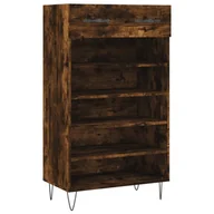 Szafki na buty - vidaXL Szafka na buty dąb wędzony 60x35x105 cm materiał drewnopochodny - miniaturka - grafika 1
