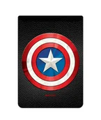 Zabezpieczenia do laptopów - Kieszonka na kartę  Kapitan Ameryka 001 Marvel Czarny - miniaturka - grafika 1