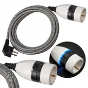 Przedłużacze i rozgałęźniki - Przedłużacz Pojedynczy Brennenstuhl Kabel tekstylny z Wyłącznikiem 5m - miniaturka - grafika 1