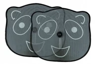 Akcesoria motoryzacyjne - 2x osłony samochodowe na szyby przyssawki czarne panda przeciwsłoneczne - miniaturka - grafika 1