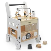 Chodziki - Drewniany pchacz 6w1, chodzik z funkcją stolika edukacyjnego - miniaturka - grafika 1