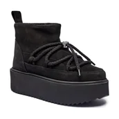 Śniegowce damskie - INUIKII Śniegowce CLASSIC LOW PLATFORM | zamsz - miniaturka - grafika 1