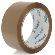 Taśmy klejące - Taśma pakowa klejąca szara samoprzylepna biurowa 48x100y PAKOMAT brązowa - miniaturka - grafika 1