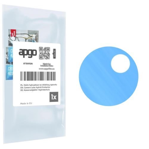 1x szkło hybrydowe na aparat obiektyw kamerę 9H do ZTE Axon 60 Ultra - apgo hybrid Camera Lens Protector