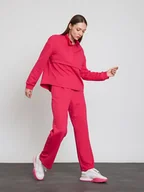 Spodnie sportowe damskie - BGN Spodnie dresowe w kolorze różowym - miniaturka - grafika 1