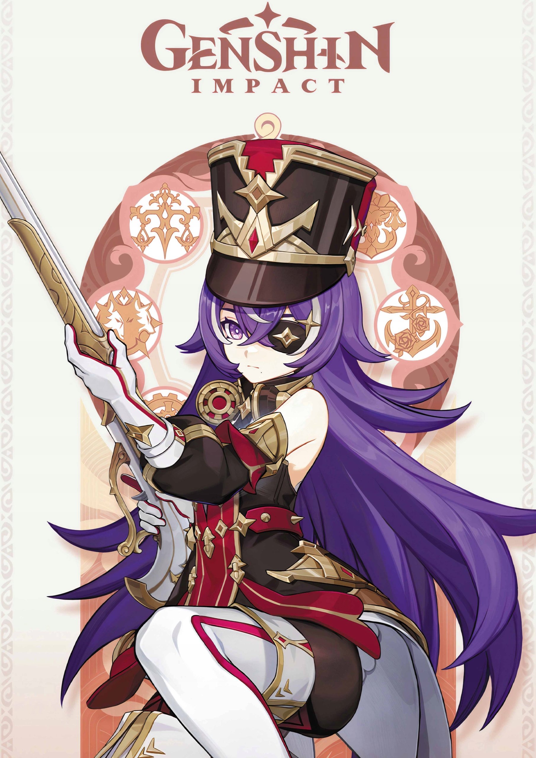 Plakat A3 Genshin Impact Anime Gra Chevreuse