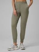 Spodnie sportowe damskie - 4F Spodnie dresowe w kolorze khaki - miniaturka - grafika 1