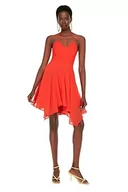 Sukienki - Trendyol Damska sukienka mini skater regular, pomarańczowy, 40 - miniaturka - grafika 1