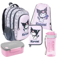 Zestawy szkolne - ZESTAW SZKOLNY 5-ELEMENTÓW KUROMI PINK ST. MAJEWSKI - miniaturka - grafika 1