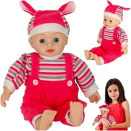 Lalki dla dziewczynek - Lalka Bobas z Dźwiękiem Płacze Śmieje Się Mówi Duża 40 cm - miniaturka - grafika 1