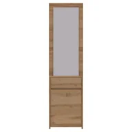 Szafka Na Buty TAHOE 57 cm Dąb Wotan z Lustrem do Przedpokoju Nowoczesna